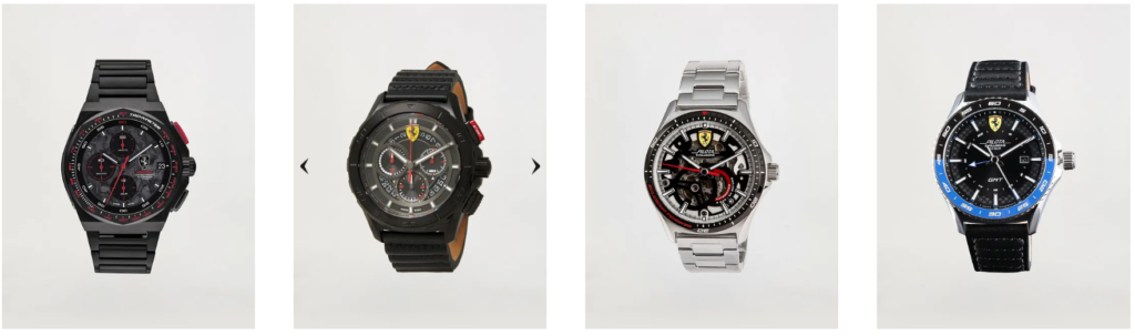 Scuderia Ferrari Homme Analogique Quartz Montre avec Bracelet en