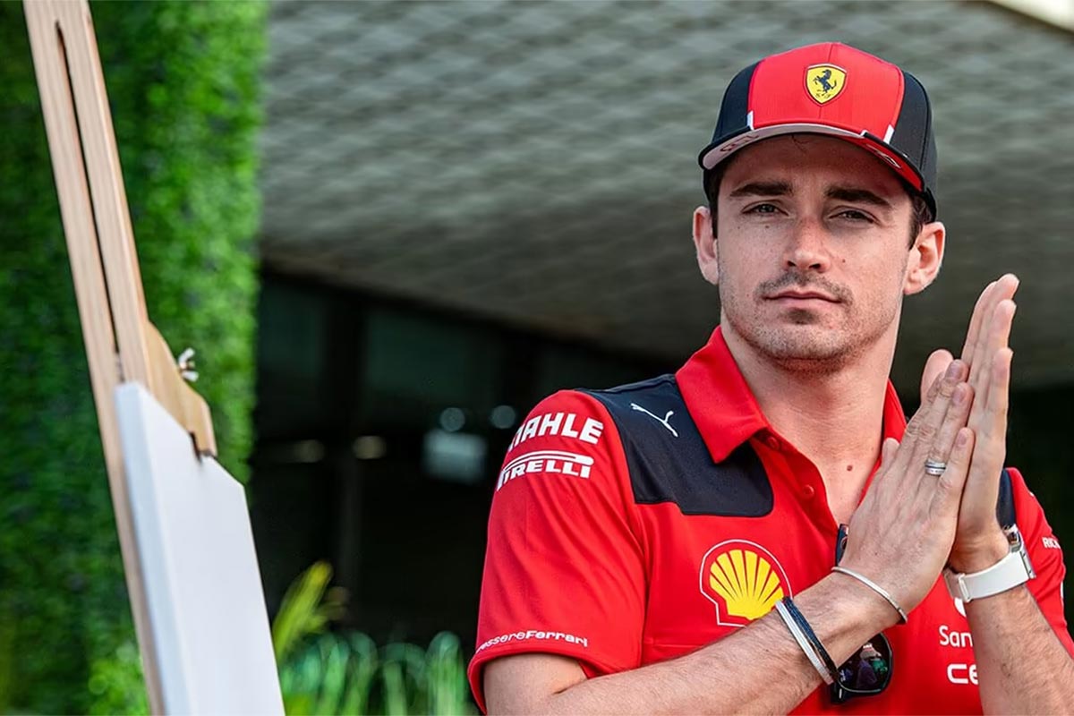 Casquette de pilote Charles Leclerc 2023 - Scuderia Ferrari F1