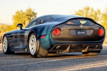 This very rare Alfa Romeo TZ3 Stradale, with Dodge Viper V10 engine, is ...